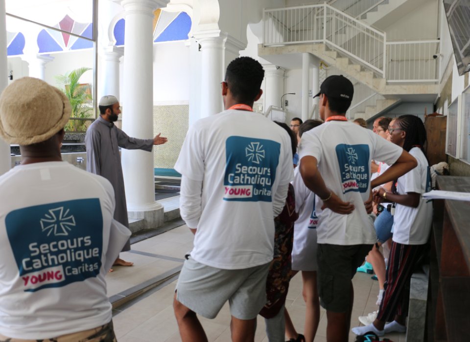 Run Caritas 2019, visite mosquée