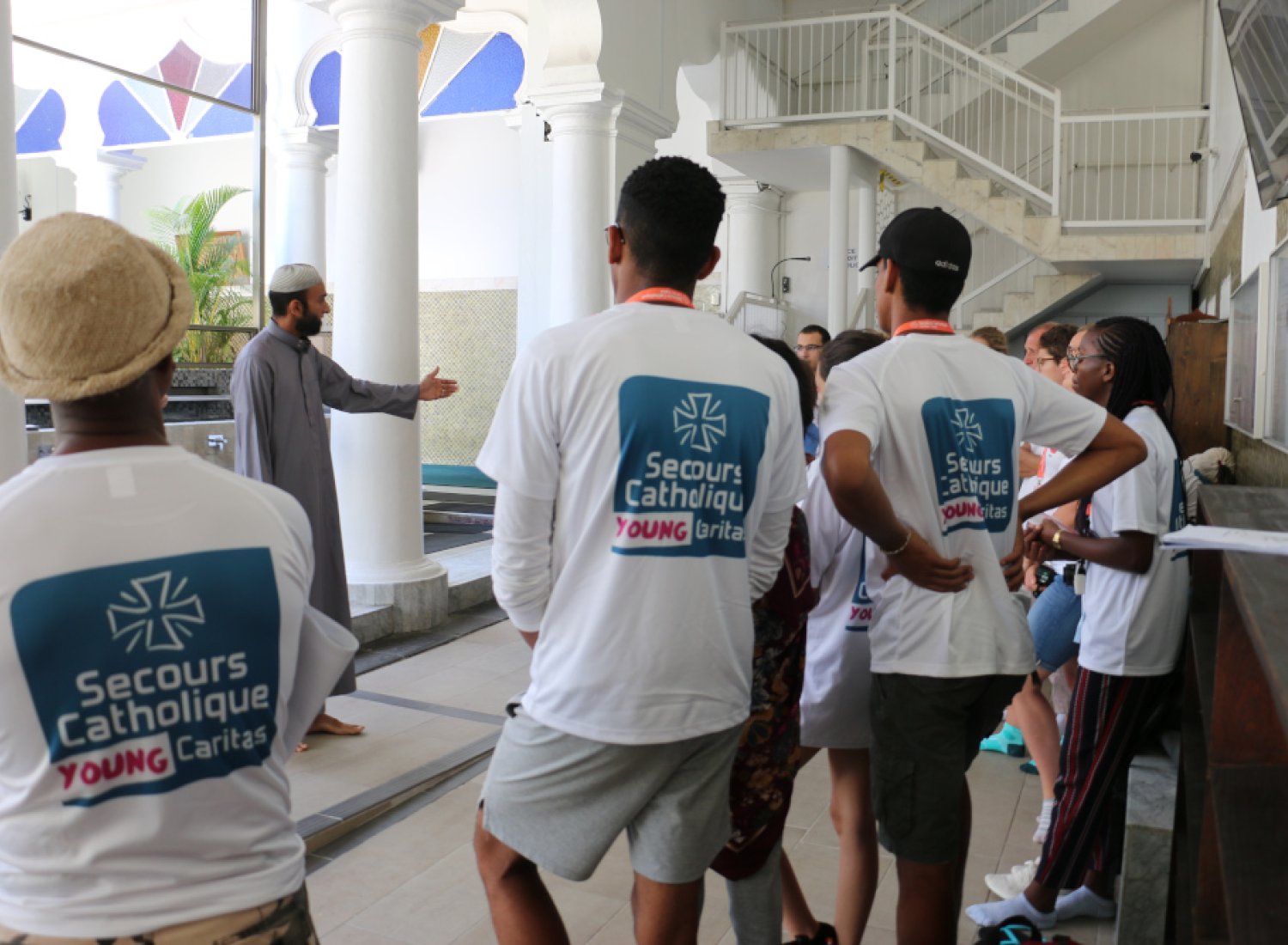 Run Caritas 2019, visite mosquée